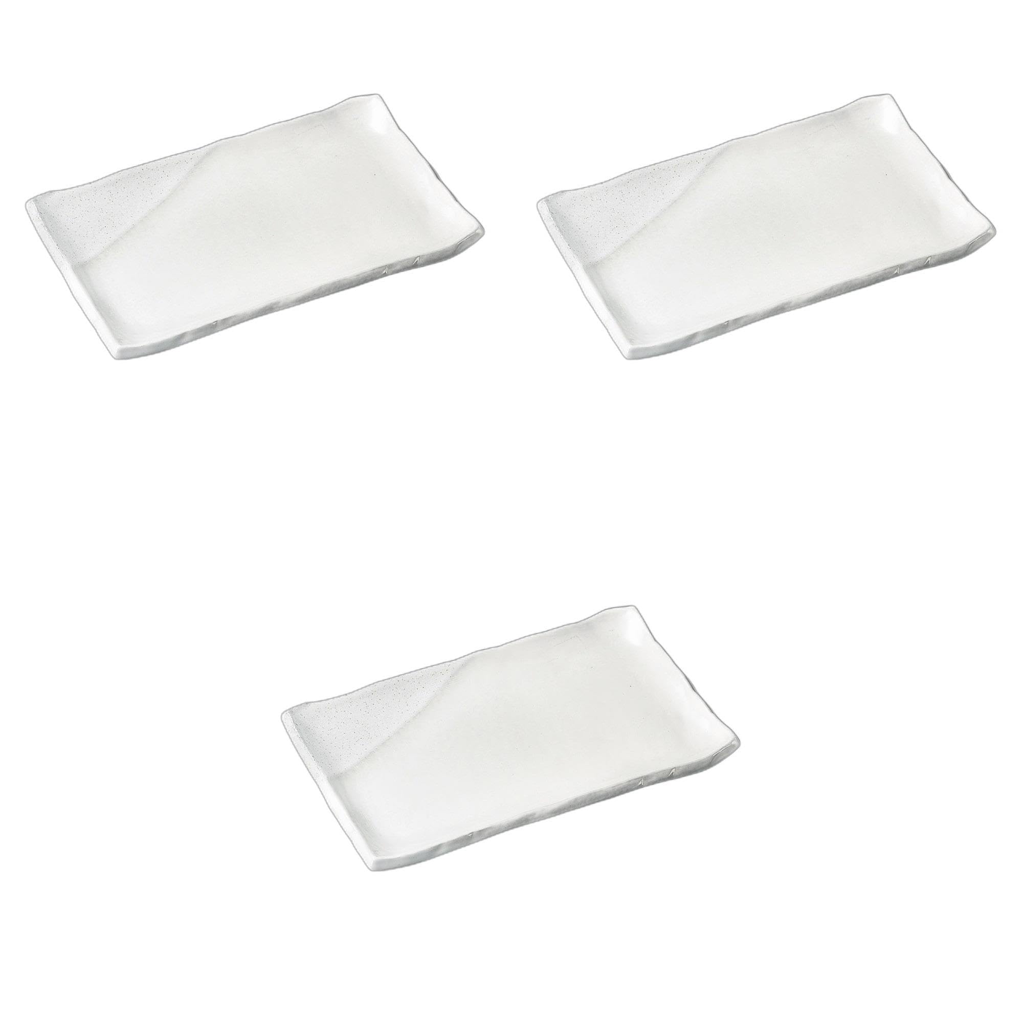 

Набор из 3 тарелок для якитори Kaizan x x Тарелки для якитори из усиленной керамики от Setomonohonpo (белый) 8.0 [23.3 14.3 1.7 см] белый