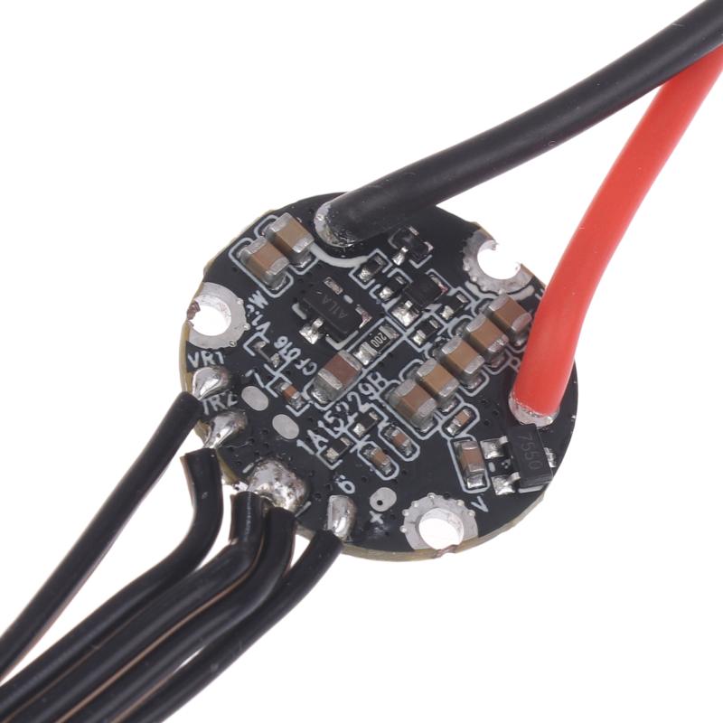 Dc 7.4V/11.1V 12V Mini Bldc Brushless Motor Driver Esc 200W High Power Adjust Speed Controller Board For Turbo Ducted Fan Diy