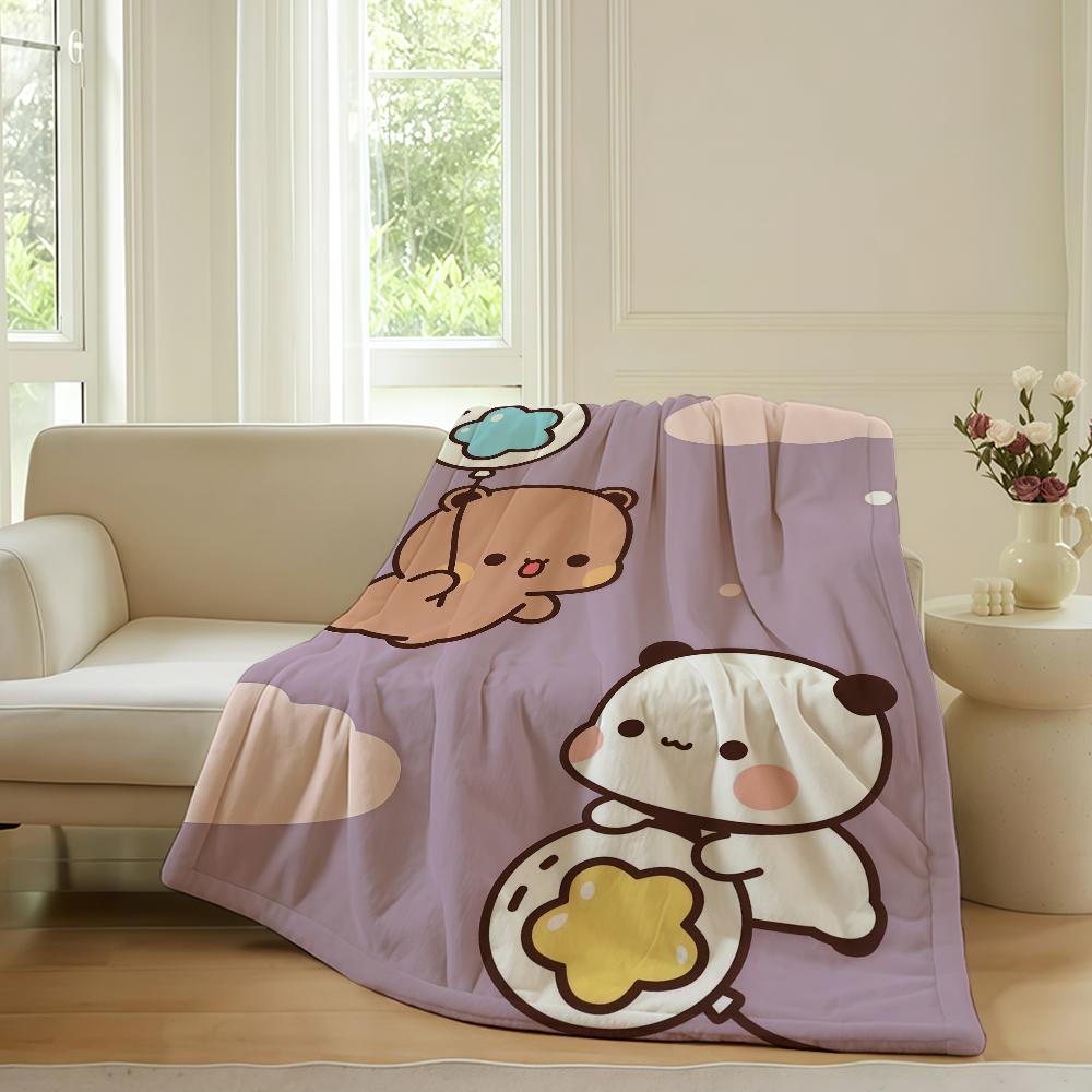 Cartoon cute Bubu Dudu Blanket For Sofa Office Bed Plane Travel Sleep Read Relax Camping Soft And Warm
