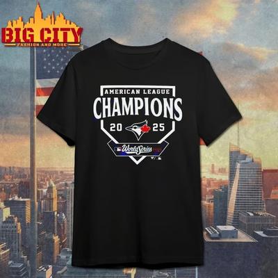 Šampioni Americké ligy MLB Světová série 2025 Blue Jays Tričko Unisex Tričko