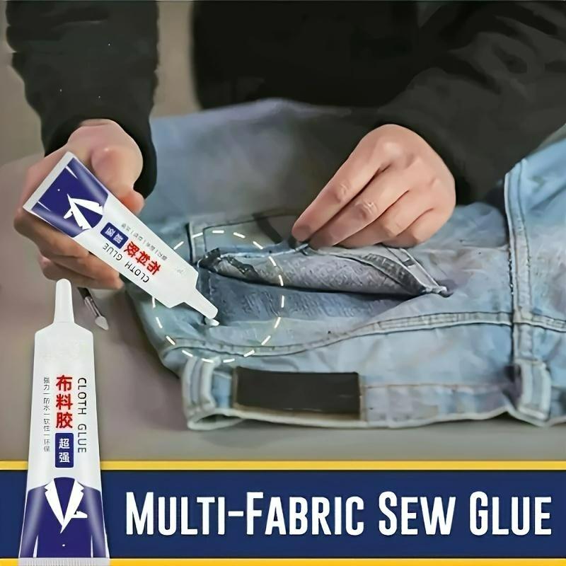 Transparent Fabric Sewing Glue High Viscosity Strength Corrosion Resistance Clothing Repair Glue Quick Dry Non Irritation