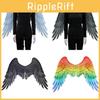 Wings Halloween Angel Extra Large Black And White Wings Clothing Supplies Props