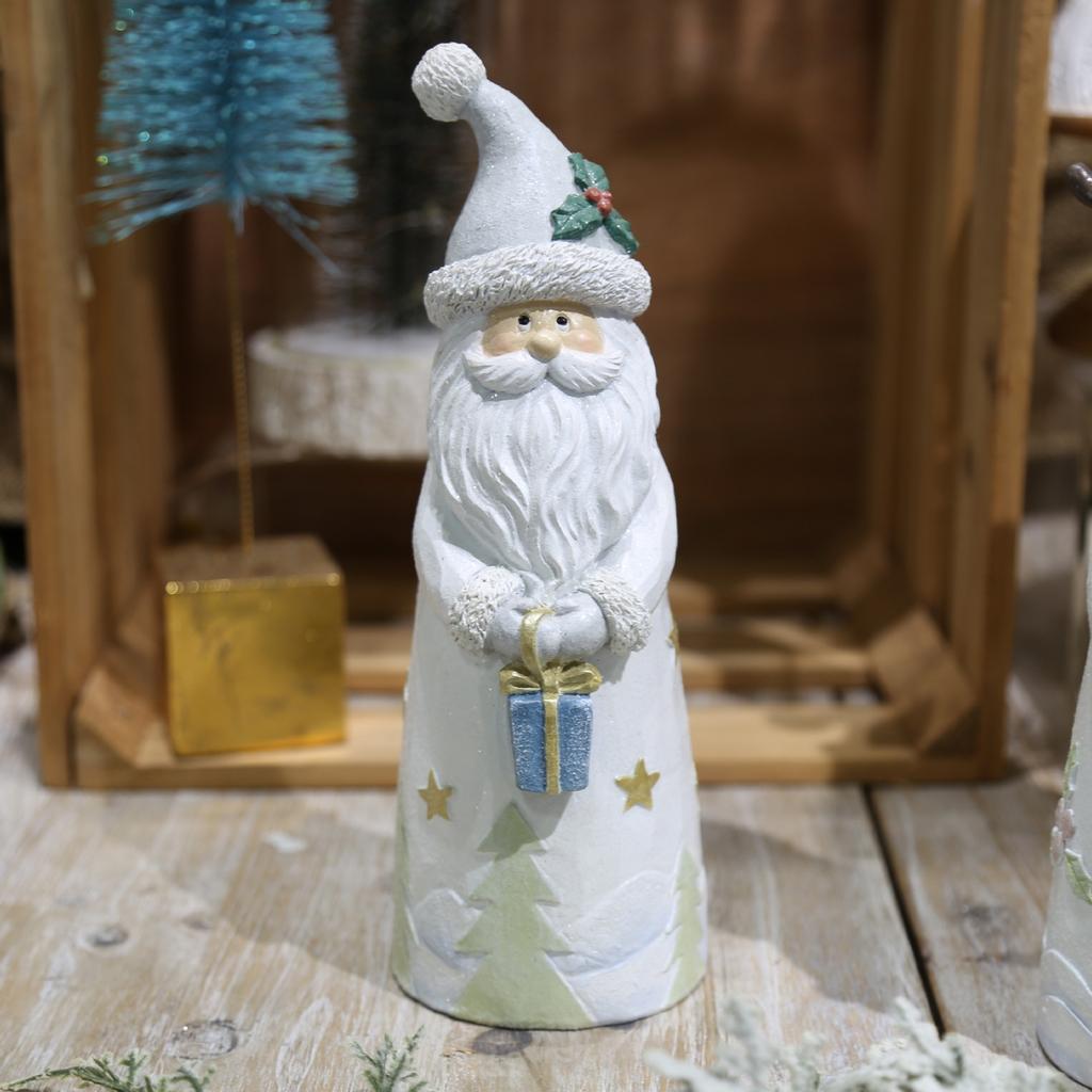 Santa Nowman Decoration, Christmas Carved Resin Ornaments, Table Decoration Gifts
