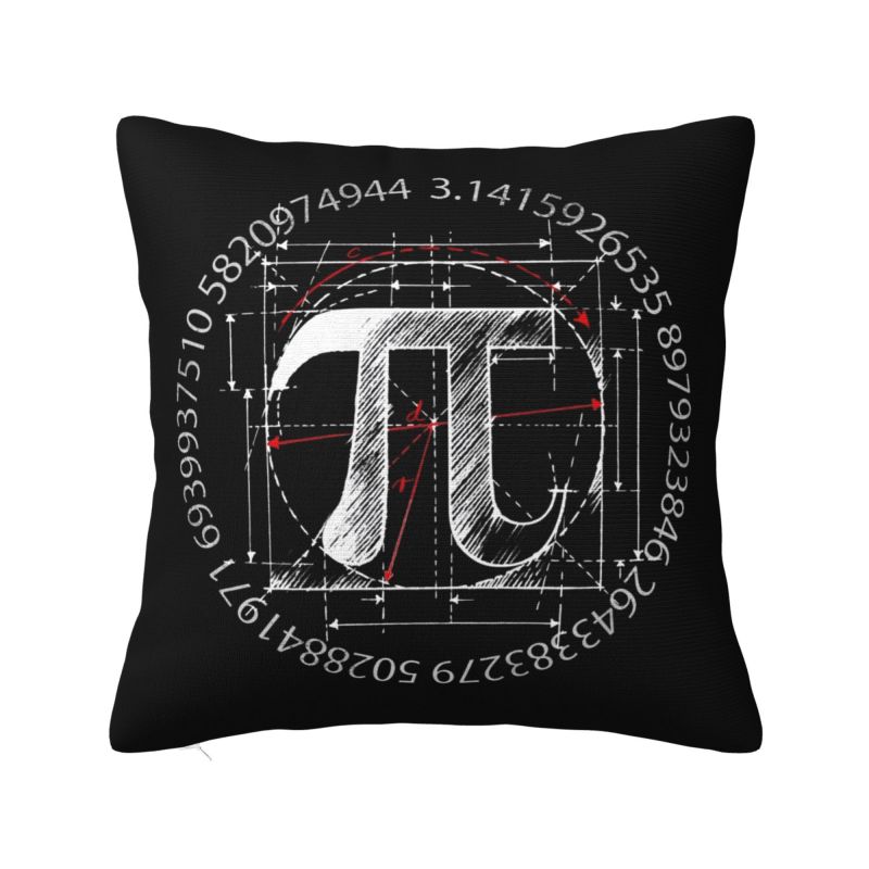 Mathematics Formulas Math Numbers Luxury Pillow Cover Home Decorative Geek Science Puzzle Sofa Cushion