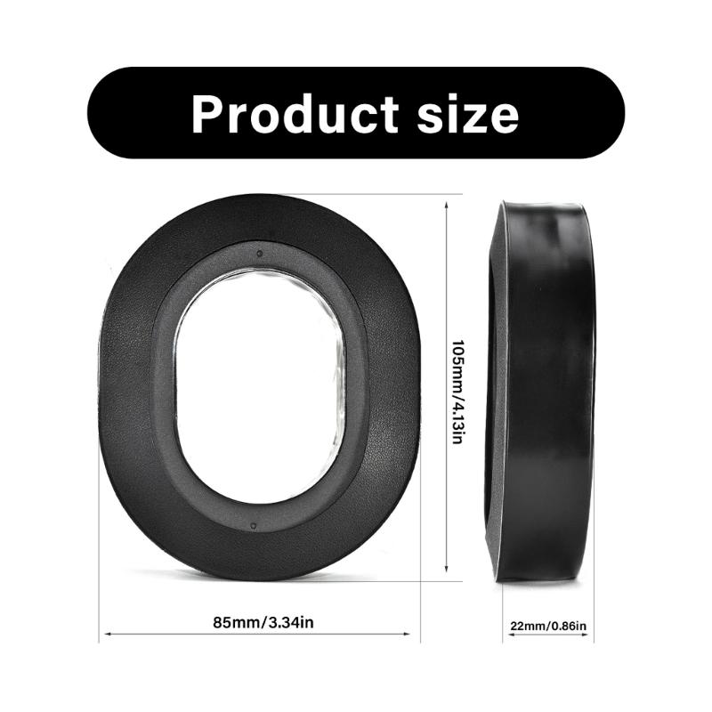 Breathable Gaming Headsets Ear Pad Cooling Technology Easy Installation Noise Reductions Ear Cushions for KAIRAPRO/V2X