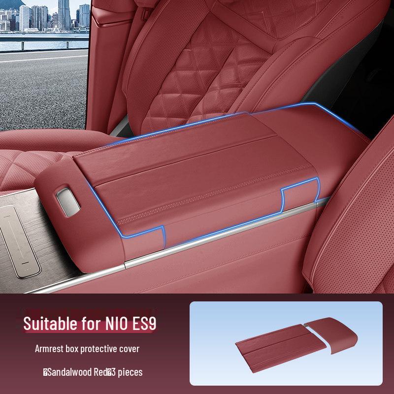 Nio ES9 Second Row Armrest Box Protective Cover - Anti-dirt, Heightened Pad