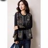 Women's Plus Size Embroidered Black Vest - High-End Autumn 2025 Fashion Top
