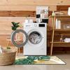 MoBlinko Leaf Rug Monstera Leaves Room Decor Kitchen Rugs Leaf Bath Mat Non Skid Washable Standing Floor Mat Runner Carpet for Home Farmhouse Sink