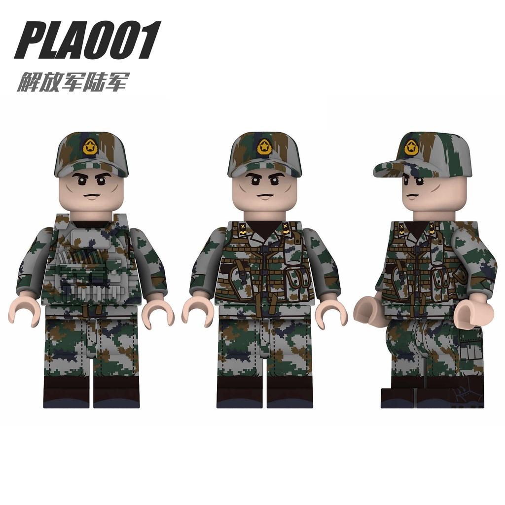 Army Border Patrol Military Mini Figures Building Blocks Toys