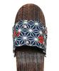 KYOETSU Geta Sandals with Japanese Burnt Paulownia Wood Measurement 24 Points 5 Women's Patterns, (Size 15, Centimeters)