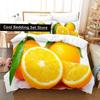 2014 Cartoon Erdbeere Gemüse und Obst Bettwäsche Set Einzel Twin Voll Königin King Size Bett Set Teenager Schlafzimmer Bettbezug S