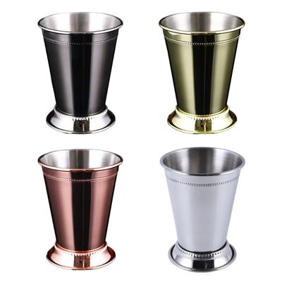 Vintage Mints Julep Cup Moscow Mules Cup Stainless Steel Cocktails Cup Tumblers Beer Mugs for Cocktails Mixed Drinks