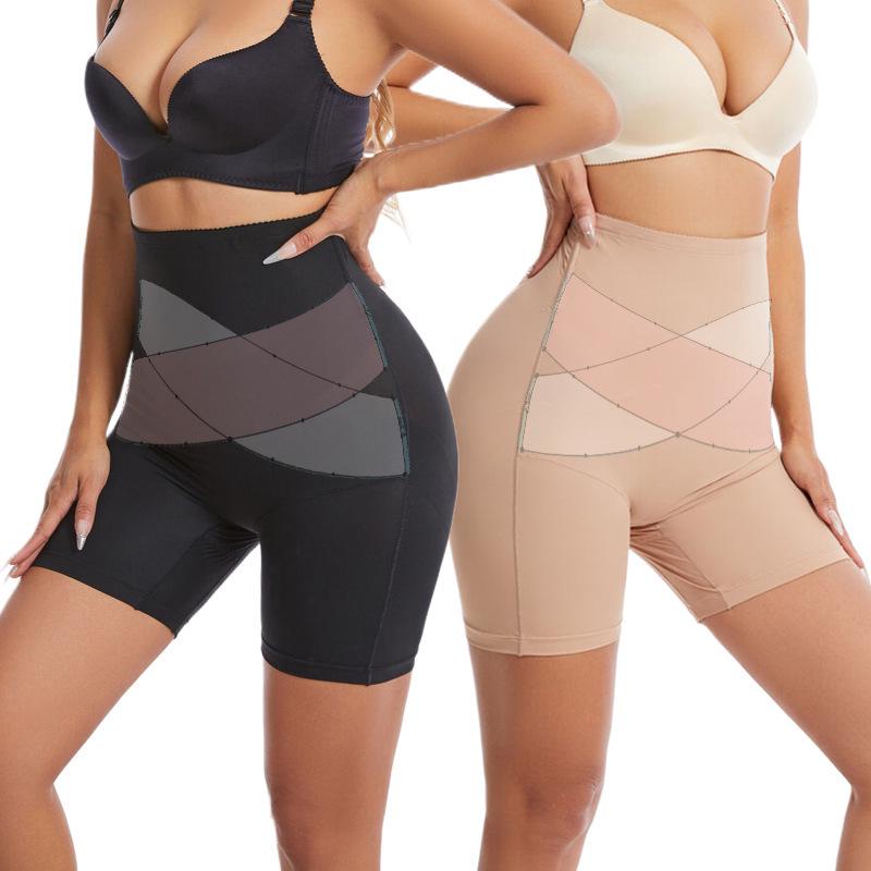 High-Waisted Tummy Control Seamless Pants with Anti-Slip Waistband & Steel Boning - Plus Size Body Shaping & Leg Slimming for Women
