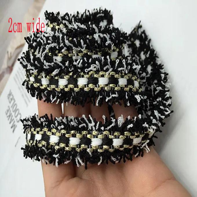 

5 ярдов, разнообразные изысканные кружевные бежевые цвета с бахромой, одежда, пальто, манжеты по бокам, юбка, брюки, кружевные аксессуары 5 Yards