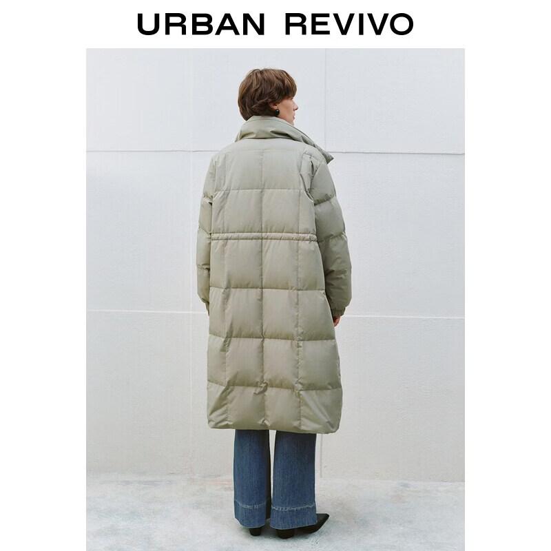 UR Women's Minimalist High-Neck Loose Down Jacket