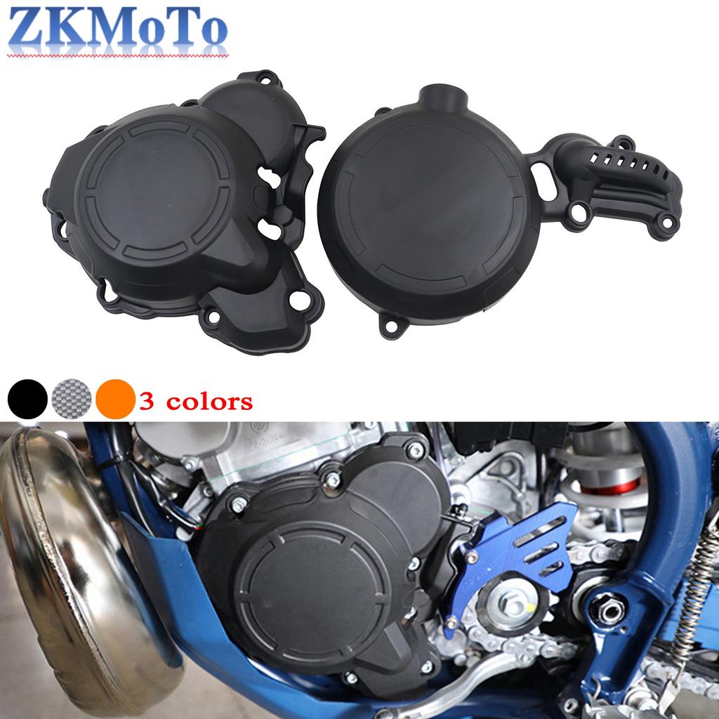Motorcycle Engine Clutch Guard Water Pump Cover Ignition Protector For HENGJIAN HJMOTO HJZ300 Z300 Enduro Dirt Pit Bike Refit