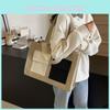Large Capacity Stylish Canvas Tote Bag For Women Street Fashion Shoulder Bag