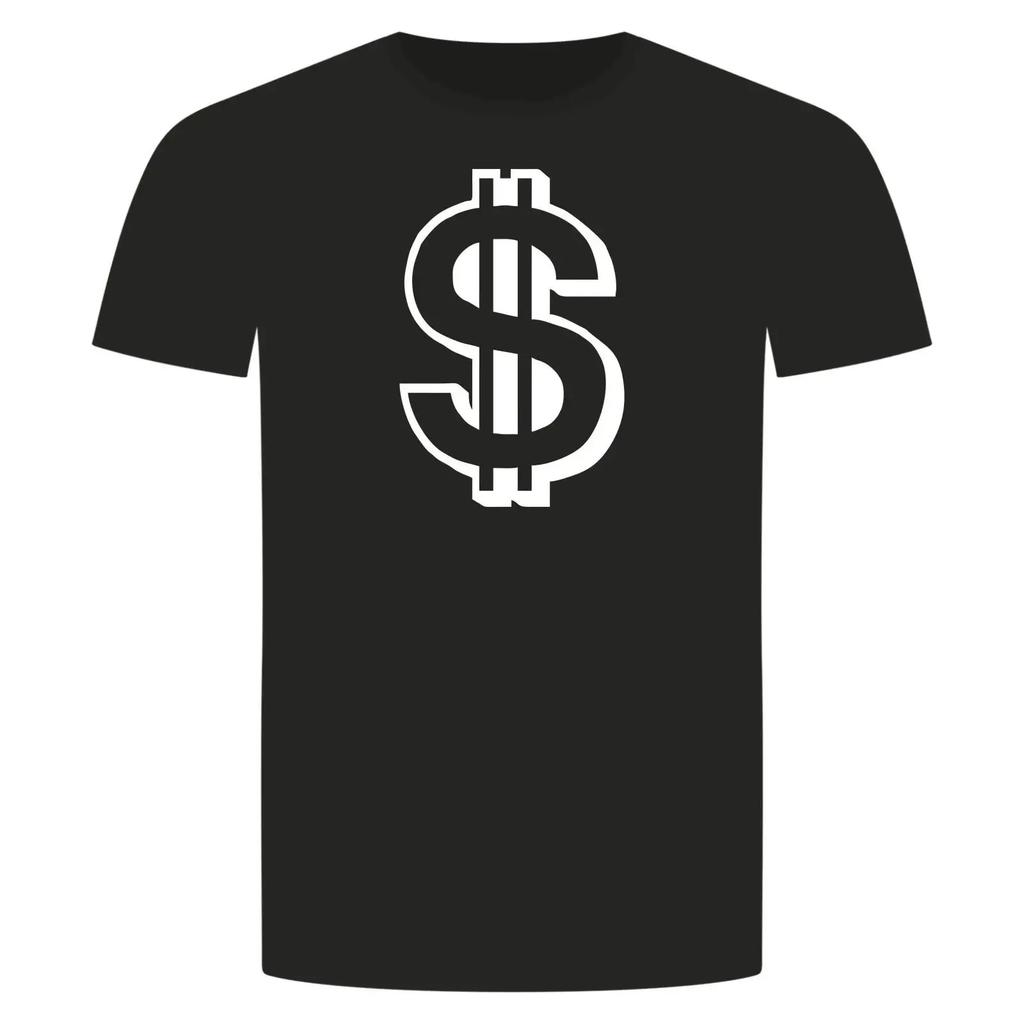 Dollar T Shirt Us Cash Money BRse Bitcoin Stock Exchange Aktien Vintage Stretched Graphic Soft Breathable Slightly