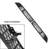 2pcs High Quality Touch-Tone For Tesla Model 3/Y 2017-2024 Car Lower Bumper Anti Insect Net New Upgrade PC Alloy ABS