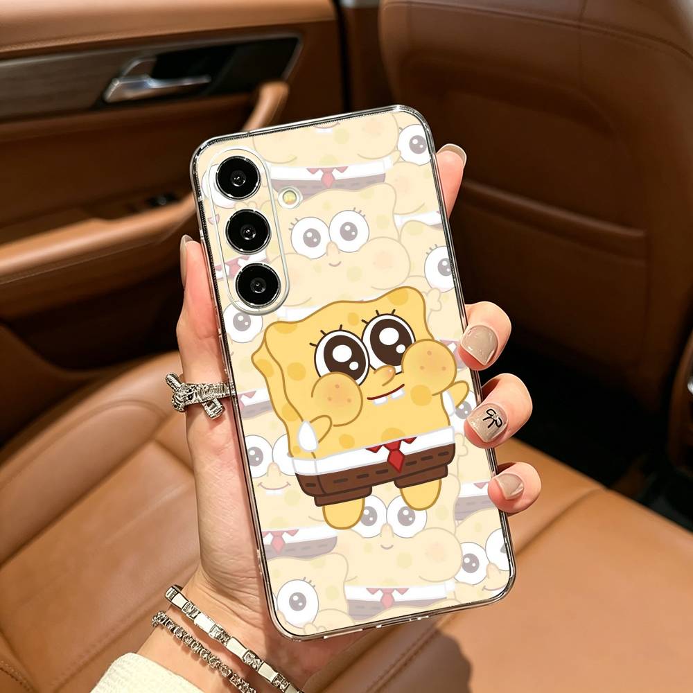 Comedy Animation- SpongeBob-S- SquarePants Phone Case For Samsung Galaxy A71,A70,A52,A51,A40,A30 Transparent Cover Samsung a714g