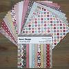 24 Sheets Round Dot Craft Paper Cutting Dies Art Background Origami Scrapbooking Card Making