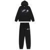 Trapstar Rotes & Schwarzes Tigerkopf Hoodie und Hosen Set