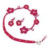 Olympus Thread Knitting Kit for Oya Beaded Accessories Flower and Braid Wrap Bracelet and Earrings (AK-21)