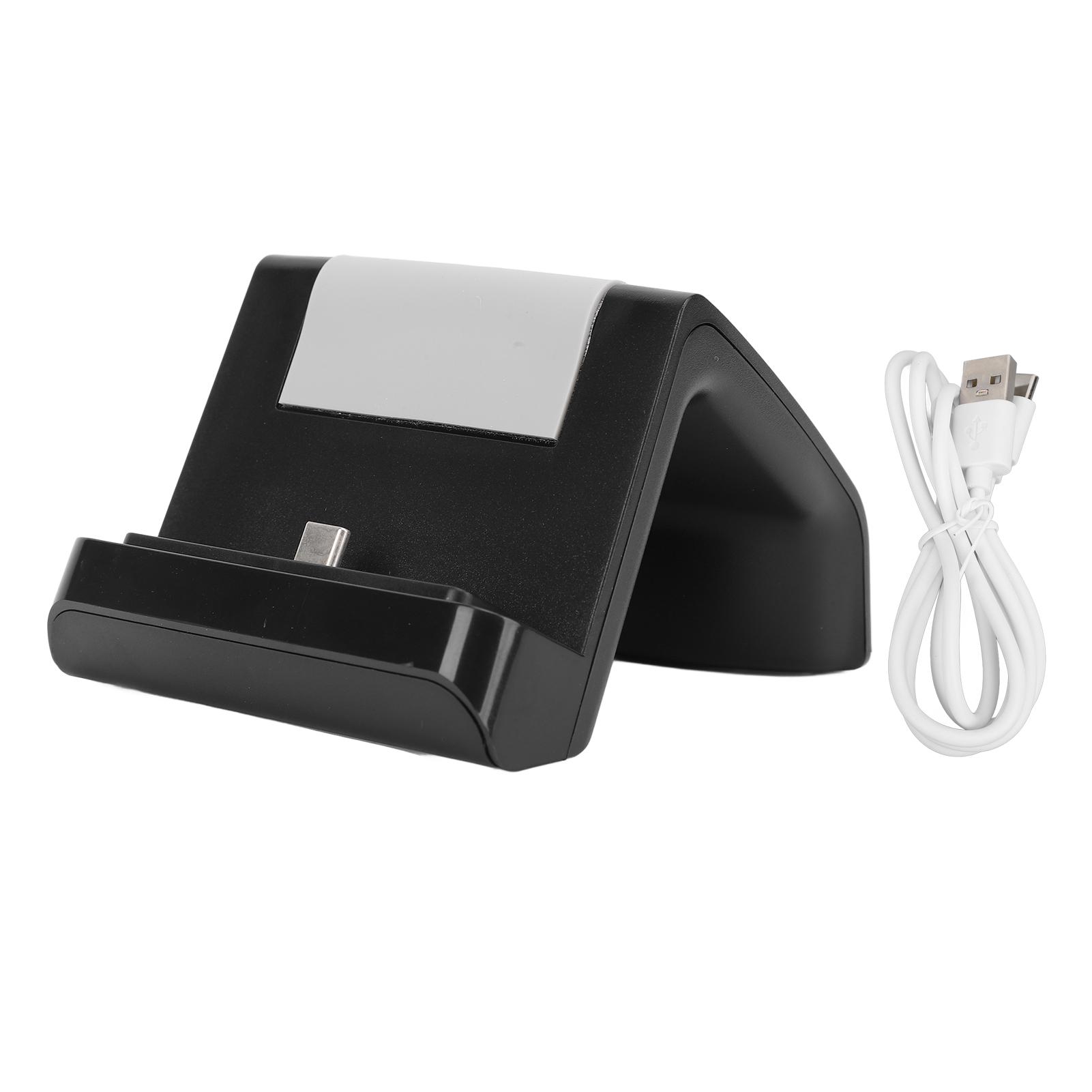 

Зарядная док-станция для Switch Lite, светодиодный индикатор, держатель игровой консоли, сменная док-станция для световой ленты чёрный