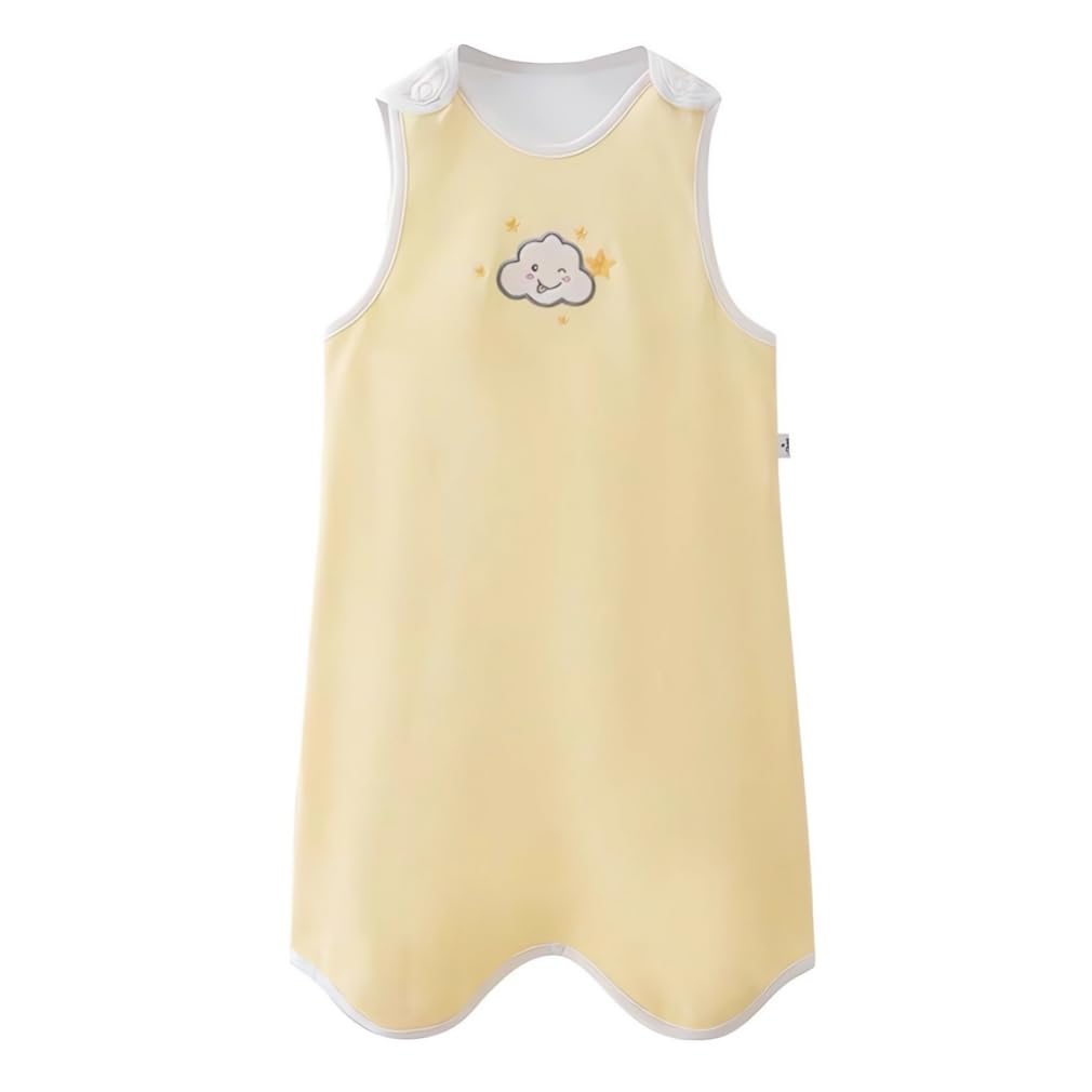 MARBEINE Baby Fits Perfect for Spring and Years Breathable Cotton Sleeping Perfect for Naps and Keeps You Warm Sleeper, Sleeveless, 66-100cm, Summer,