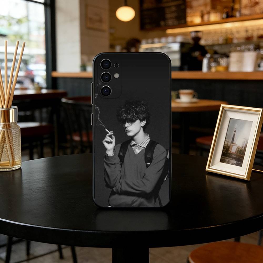 

Smoke Phone Case For Samsung S25,S24,S21,S22,S23,S30,Ultra,S20,Plus,Fe,Lite,Note,10,Black Cover Samsung S22ULTRA5G