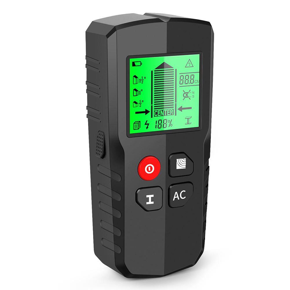 5 in 1 Stud Finder Wall Detector Hidden Line Finding Wood Metal Finder Backlit LCD Display Electronic Stud Sensor Wall Detector