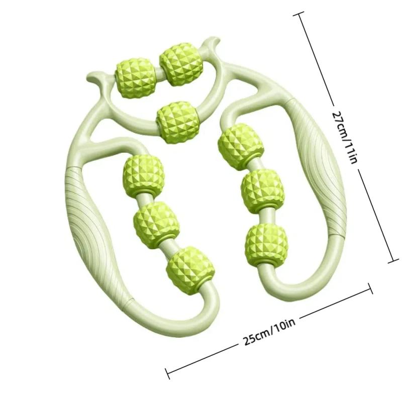 1PC Ring Muscle Roller Massager Foam 360° Legs Acupressure Massager Fat-Reducing Adjustable Body Massager Relief Fatigue