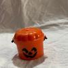 Spooky Demon Halloween Mini Boo Bucket With Handles Party Halloween Nostalgia Buckets Plastic Trick or Treat Buckets