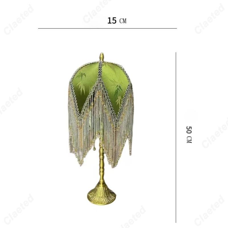 

Creative Retro LED Fabric Table Lamp Living Room Bedroom Study Atmosphere Decorative Lighting Warm light