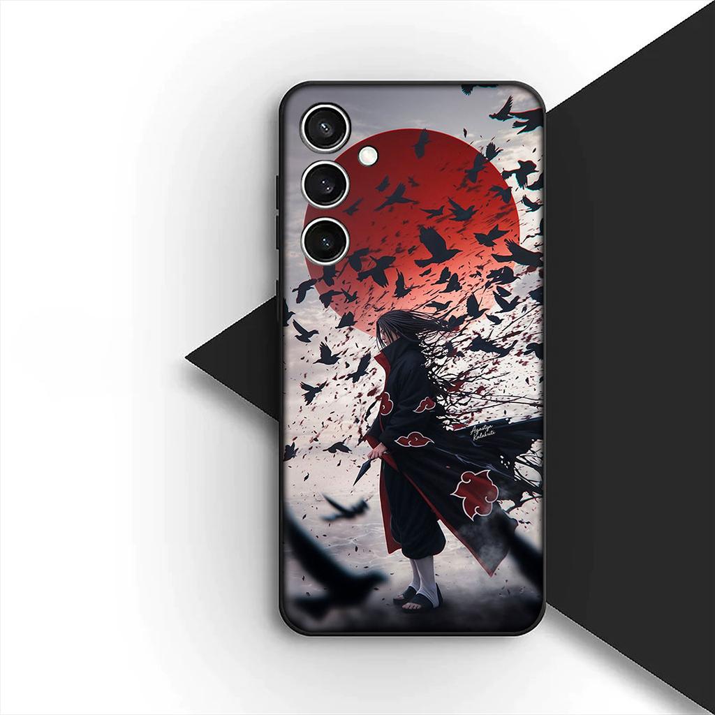 Cover for Samsung Galaxy S20 S22 S21 FE Ultra Plus A07 A17 A15 A16 A25 A57 A37 Casing Phone Case Uchiha Itachi Narutos Sasuke