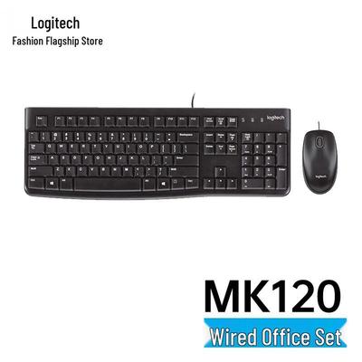 Logitech MK120 Kabelgebundene Tastatur- und Maus-Kombination