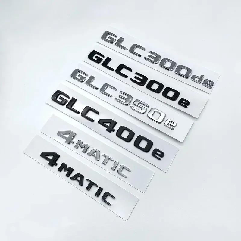 cflhmg1 2025 Hot 3D ABS Car Rear Trunk Letter Emblem Badge Decals Sticker For Mercedes Benz GLC X253 GLC260 GLC300e GLC350d GLC200 4MATI