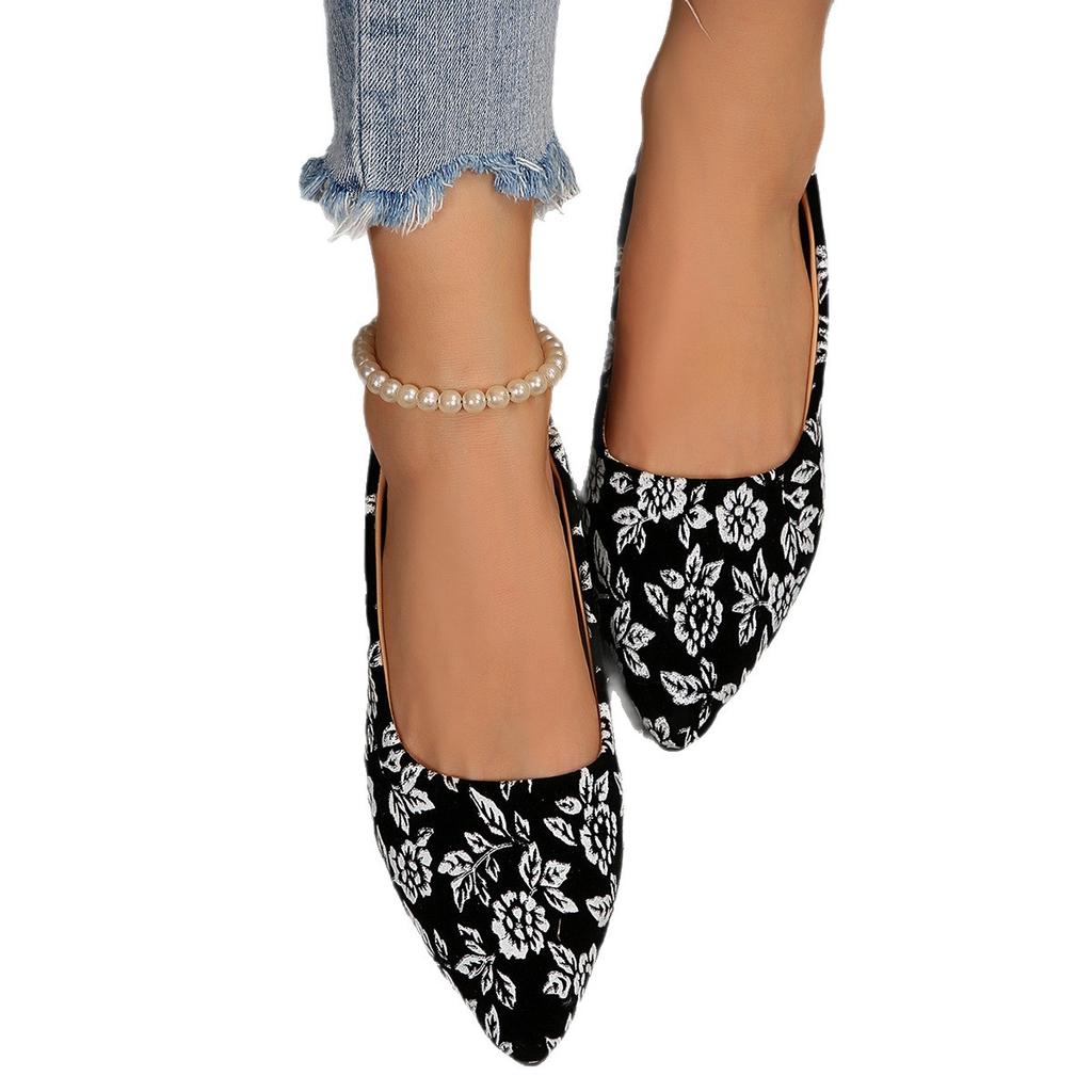 2025 autumn foreign trade new large size spring, summer and autumn single shoes one pedal women's shoes casual single shoes 2025 direct sales