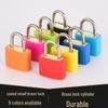 Colorful Copper Core Padlock for Suitcases, Bags, Cabinets, Dorms, and Travel