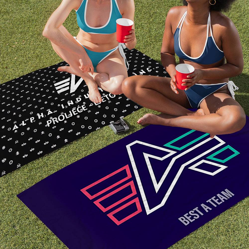 Alpha La Industries Microfiber Beach Towel Absorbent Quick Dry Soft Yoga Swimming Resort Mountain Climbing Towel