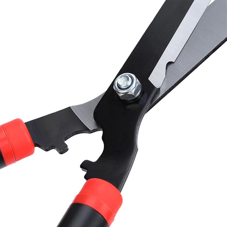 Telescopic Long-Handled Gardening Scissors: High Branch, Hedge & Lawn Trimmer with SK5 Blade