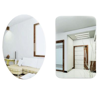 Adhesivo de pared de espejo acrílico impermeable para decoración de baño Fácil aplicación