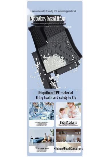 BYD Seagull and Dolphin Models 2526 TPE Smart Driving Floor Mats with Full Coverage Carpet
