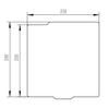 QR Code Textured PEI Bed For Bambu Lab Build Plate X1/X1C/P1P/P1S Double Side PEI Spring Steel Sheet For Bambulab A1 Accessories