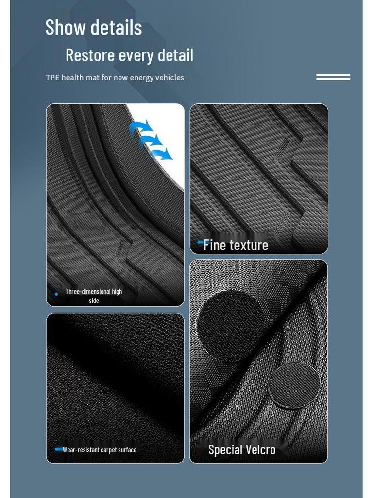 Waterproof TPE Floor Mats for 2021 GMC Acadia - Eco-Friendly and Car-Specific Trunk Mats