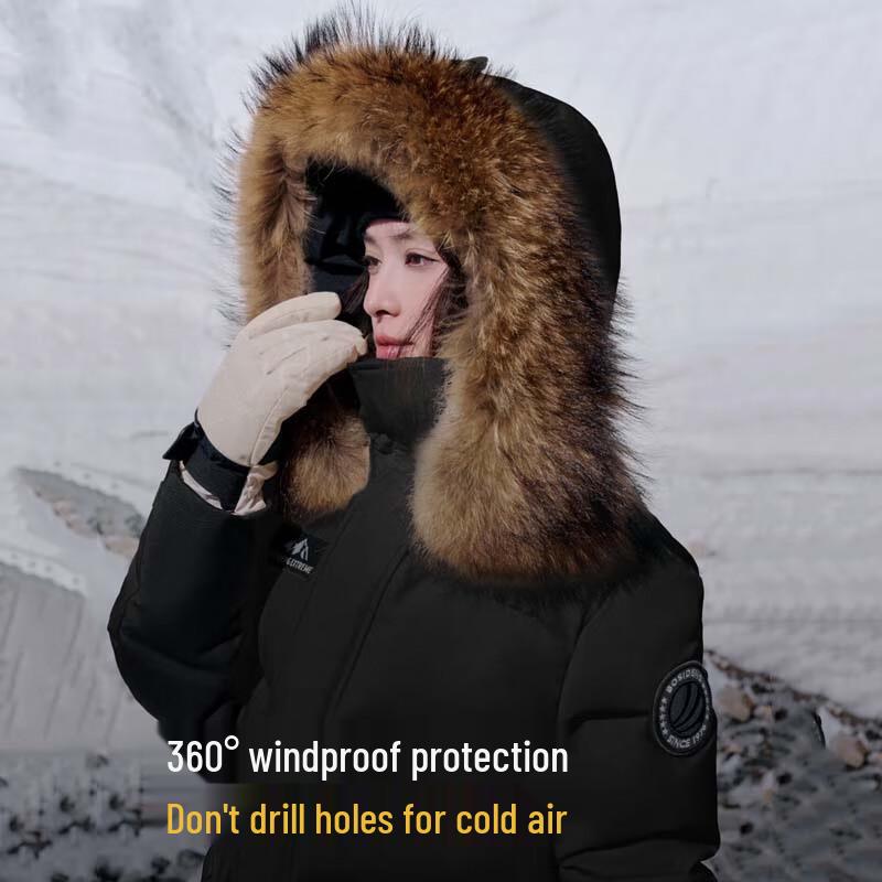 Bosideng B40142300QBEB Women's Long Goose Down Parka