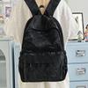 Schoolbag Travel Backpack Women's 1011 New Summer Fashion Casual Large Capacity School Bag College Student Lightweight Handbag