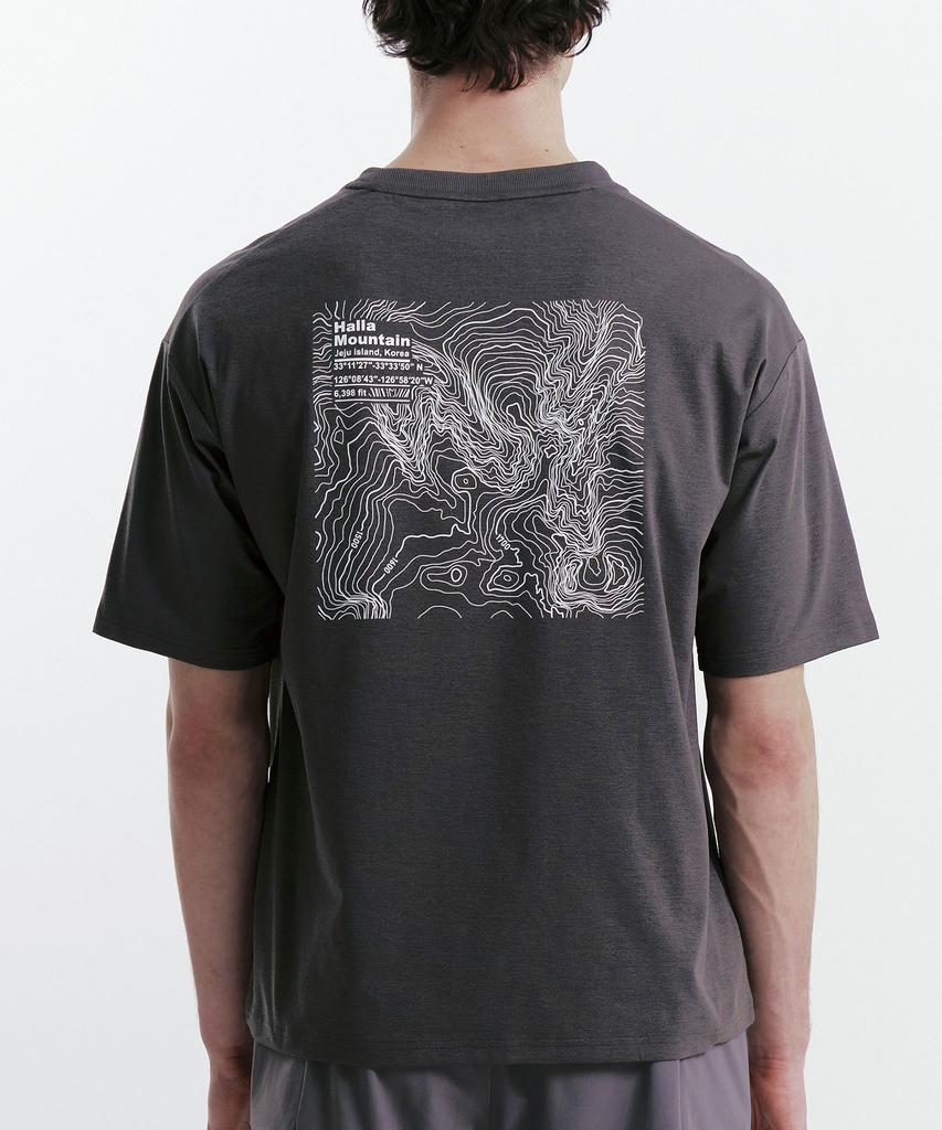 Peullaeniteu Quick Dry Mountain Semi-Overfit Short Sleeve Tee