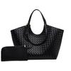 Tote Bag Woven Pattern Bag High-end Retro Fashion Women's Bag Large Capacity Commuter Shoulder Bag For Women