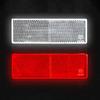 10Pcs Car Truck Reflective Stickers Plastic Safety Tape Bumper Warning Strip Night Light Waterproof Trailer Reflector Sticker